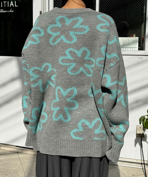 CIAOPANIC（チャオパニック）の「ハンドライクフラワーニット（ニット