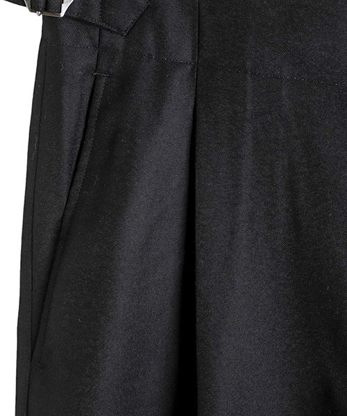 marka（マーカ）の「marka / マーカ : DANISH ARMY TROUSERS - 2/60 WOOL FLANNEL - : M24D-06PT01C[COR]（その他パンツ・メンズ・ブラック・2(M)）」の5枚目の写真