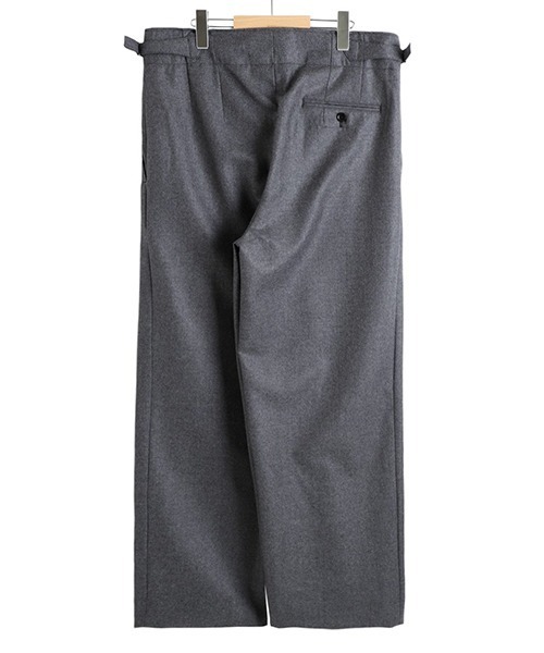 marka（マーカ）の「marka / マーカ : DANISH ARMY TROUSERS - 2/60 WOOL FLANNEL - : M24D-06PT01C[COR]（その他パンツ・メンズ・ブラック・2(M)）」の11枚目の写真