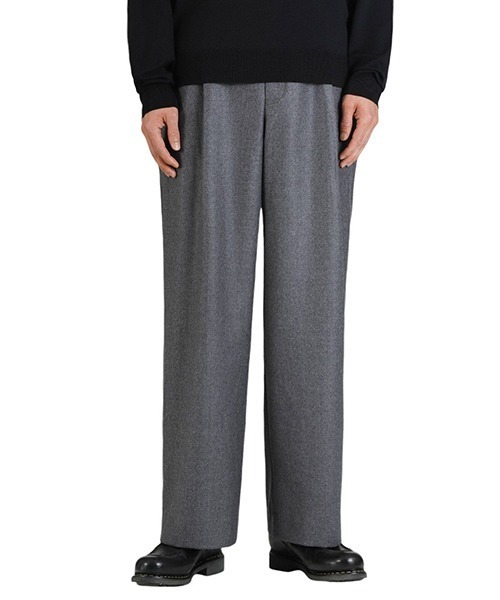 marka（マーカ）の「marka / マーカ : DANISH ARMY TROUSERS - 2/60 WOOL FLANNEL - : M24D-06PT01C[COR]（その他パンツ・メンズ・ブラック・2(M)）」の16枚目の写真