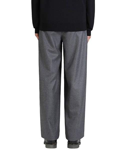 marka（マーカ）の「marka / マーカ : DANISH ARMY TROUSERS - 2/60 WOOL FLANNEL - : M24D-06PT01C[COR]（その他パンツ・メンズ・ブラック・2(M)）」の18枚目の写真