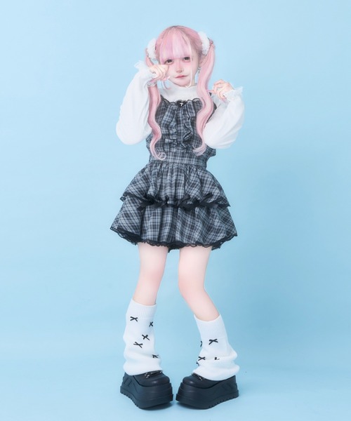 フリルちぇっくわんぴ ワンピース Hauls Hauls(ハウルズ)の「フリルちぇっくリボンわんぴ(ワンピース