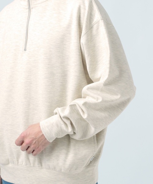 BAYFLOW(ベイフロー)の「スタンドジッププルオーバー(Tシャツ/カットソー・メンズ・オフホワイト/ブラック・MEDIUM/LARGE)」の9枚目の写真