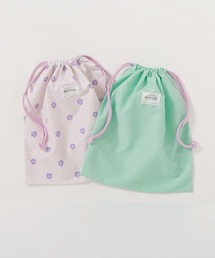 devirock（デビロック）の「2枚セット 速乾 シワになりにくい バケット型巾着 大サイズ（ポーチ）」