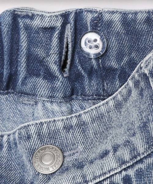 GLOBAL WORK（グローバルワーク）の「サイドZIPデニムカーゴパンツ/286179（カーゴパンツ・キッズ・ブルー/ブラック・130cm/140cm/150cm/160cm）」の7枚目の写真