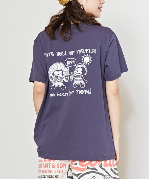 チャイハネ(チャイハネ)の「【チャイハネ】ノムドールメンズTシャツ(Tシャツ/カットソー・メンズ・ネイビー/カーキ・M/L)」の1枚目の写真