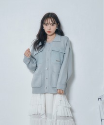 ANDGEEBEE（アンジービー）の「UNISEX ポケットニットジャケット（ニット/セーター）」