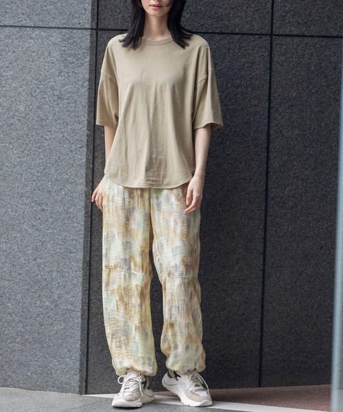 セール】【接触冷感】ラウンドヘムTシャツ（Tシャツ/カットソー