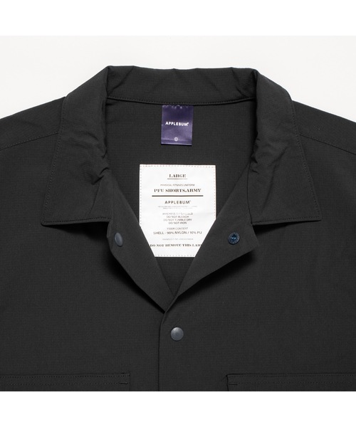 APPLEBUM（アップルバム）の「Phisical Training S/S Shirt（シャツ/ブラウス・メンズ・ネイビー/ライトグリーン/ブラック・MEDIUM/LARGE/X-LARGE）」の5枚目の写真