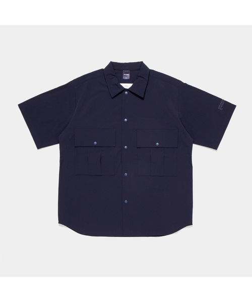 APPLEBUM（アップルバム）の「Phisical Training S/S Shirt（シャツ/ブラウス・メンズ・ネイビー/ライトグリーン/ブラック・MEDIUM/LARGE/X-LARGE）」の12枚目の写真