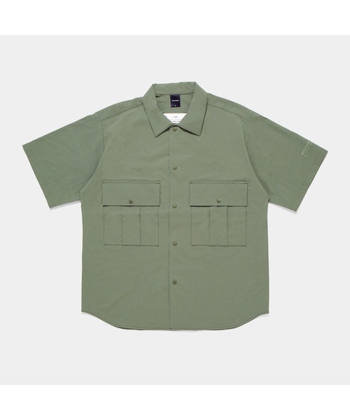 APPLEBUM（アップルバム）の「Phisical Training S/S Shirt（シャツ/ブラウス・メンズ・ネイビー/ライトグリーン/ブラック・MEDIUM/LARGE/X-LARGE）」の22枚目の写真