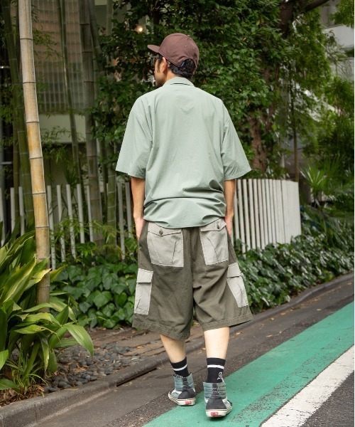 APPLEBUM（アップルバム）の「Phisical Training S/S Shirt（シャツ/ブラウス・メンズ・ネイビー/ライトグリーン/ブラック・MEDIUM/LARGE/X-LARGE）」の18枚目の写真