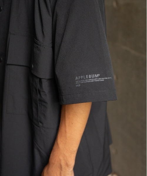 APPLEBUM（アップルバム）の「Phisical Training S/S Shirt（シャツ/ブラウス・メンズ・ネイビー/ライトグリーン/ブラック・MEDIUM/LARGE/X-LARGE）」の21枚目の写真