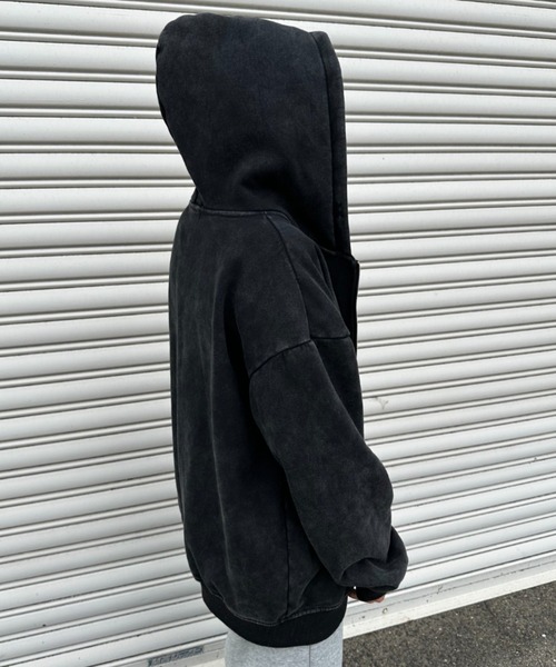 BELVETジップアップパーカー　完売品 14.8oz Painted Crop Zip Hoodie – BELVET