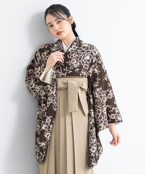 自分らしくハレの日を。レディース袴4点セット（着物・襦袢・下