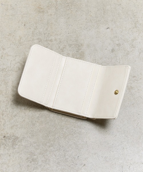 SUNNYSIDE サニーサイド：うさぎ がま口3つ折ミニ財布（財布