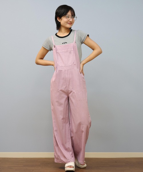 BILLABONG（ビラボン）の「BILLABONG/ビラボン サロペット BF013-706（サロペット/オーバーオール・レディース・カーキ/ブラック/ピンク/インディゴブルー・M/L）」の4枚目の写真