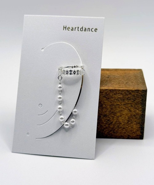 Heartdance(ハートダンス)の「パールチェーン付きレースイヤーカフ(イヤーカフ・レディース・シルバー/ピンクゴールド・FREE)」の7枚目の写真