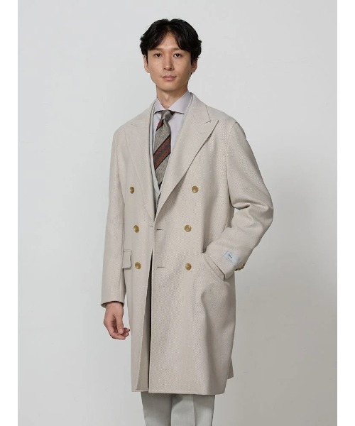 新品未使用品　Perfect Suit FActory 国産チェスターコート Perfect Suit FActory（パーフェクトスーツファクトリー）の「アンゴラ