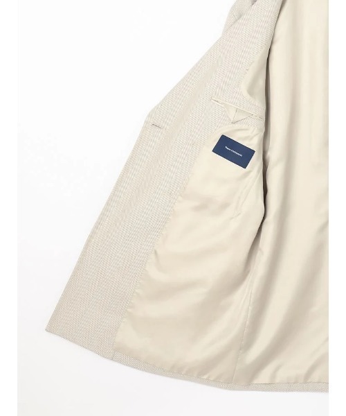 Perfect Suit FActory（パーフェクトスーツファクトリー）の「【REDA】ウールダブルチェスターコート　ベージュ（チェスターコート・メンズ・ベージュ・L/LL/M）」の7枚目の写真