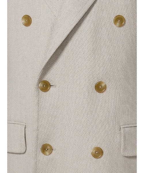 Perfect Suit FActory（パーフェクトスーツファクトリー）の「【REDA】ウールダブルチェスターコート　ベージュ（チェスターコート・メンズ・ベージュ・L/LL/M）」の6枚目の写真