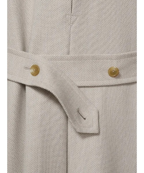 Perfect Suit FActory（パーフェクトスーツファクトリー）の「【REDA】ウールダブルチェスターコート　ベージュ（チェスターコート・メンズ・ベージュ・L/LL/M）」の4枚目の写真