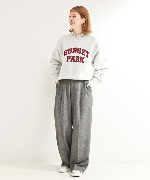 B.C STOCK(ベーセーストック)の「《追加》カットタートルプルオーバー(Tシャツ/カットソー・レディース・グレー/ホワイト/チャコールグレー・FREE)」の12枚目の写真