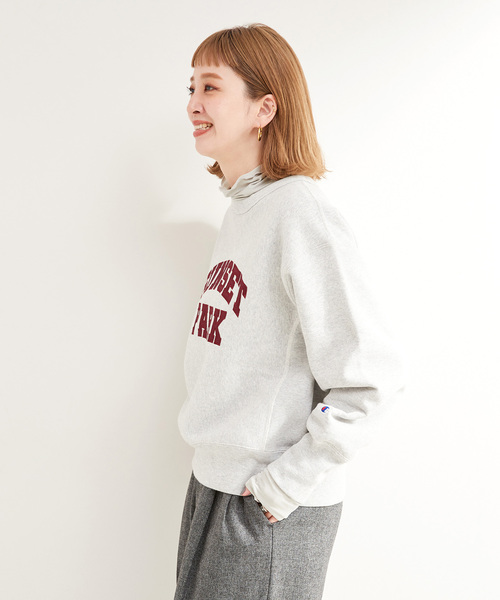 B.C STOCK(ベーセーストック)の「《追加》カットタートルプルオーバー(Tシャツ/カットソー・レディース・グレー/ホワイト/チャコールグレー・FREE)」の16枚目の写真