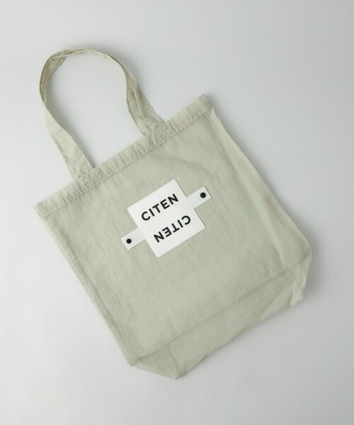 CITEN(シテン)の「<CITEN>くるくるパッチンソフトリップストップ(エコバッグ/サブバッグ・レディース・ネイビー/オレンジ/ライトグレー/ライトピンク/グレー/オリーブ・FREE)」の1枚目の写真