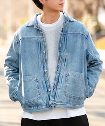 リーバイス ヴィンテージプリーツ トラッカージャケット ライトインディゴ Levi's（リーバイス）の「Levi's/リーバイス ヴィンテージ プリーツ