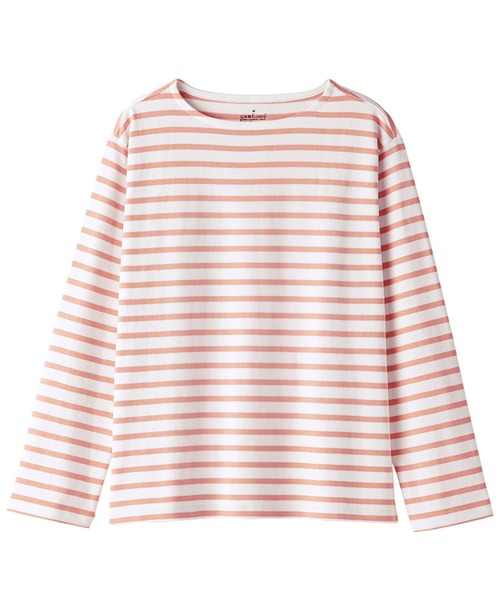 無印良品(ムジルシリョウヒン)の「婦人 太番手ボートネック長袖Tシャツ(Tシャツ/カットソー・レディース・ピンク系/グリーン系/ネイビー系/チャコールグレー/オフホワイト/ブルー系・XL/L/M/S)」の12枚目の写真