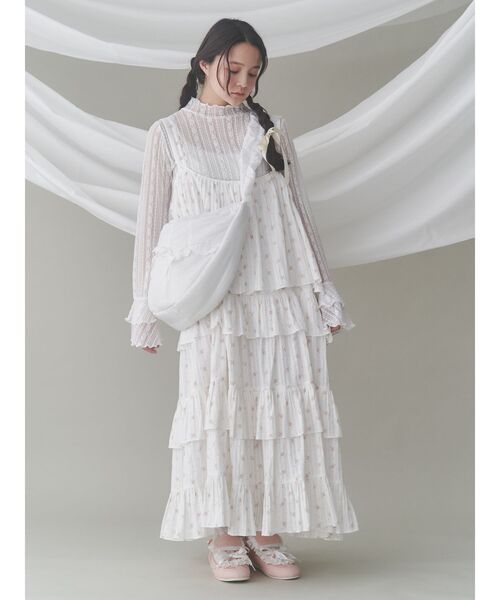 merry jenny（メリージェニー）の「ｻﾃﾝﾊｰﾌﾑｰﾝｼｮﾙﾀﾞｰbag（ショルダーバッグ・レディース・ブルー/ピンク/オフホワイト・FREE）」の5枚目の写真