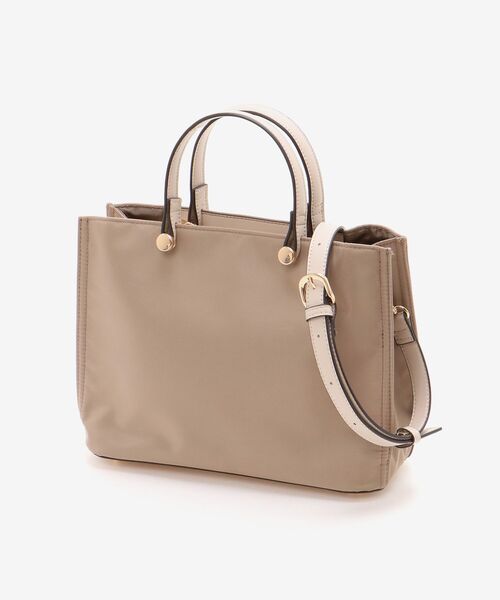 le.coeur blanc（ルクールブラン）の「軽量2wayショルダーバッグ（ショルダーバッグ・レディース・ブラック/グレイッシュベージュ・FREE）」の22枚目の写真