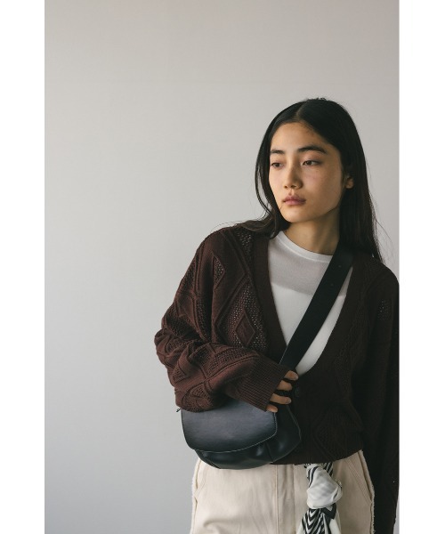 STYLEMIXER(スタイルミキサー)の「アーガイルメッシュニットカーデ(カーディガン/ボレロ・メンズ・ブラウン/ブラック・MEDIUM/LARGE)」の22枚目の写真