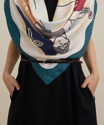 ROPE' | シグネットバックルナローレザーベルト(ベルト)