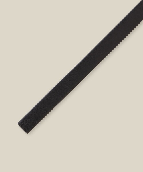 ROPE'（ロペ）の「シグネットバックルナローレザーベルト（ベルト・レディース・ブラック/ダークブラウン・FREE）」の7枚目の写真