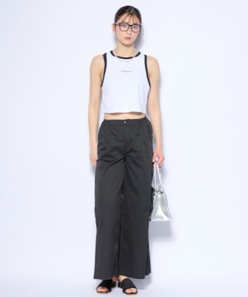 Kappa(カッパ)の「アメリカンスリーブ リブタンクトップ(タンクトップ・レディース・ホワイト/ブラック・SMALL/MEDIUM/LARGE)」の10枚目の写真