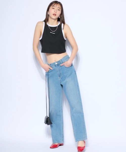 Kappa(カッパ)の「アメリカンスリーブ リブタンクトップ(タンクトップ・レディース・ホワイト/ブラック・SMALL/MEDIUM/LARGE)」の12枚目の写真