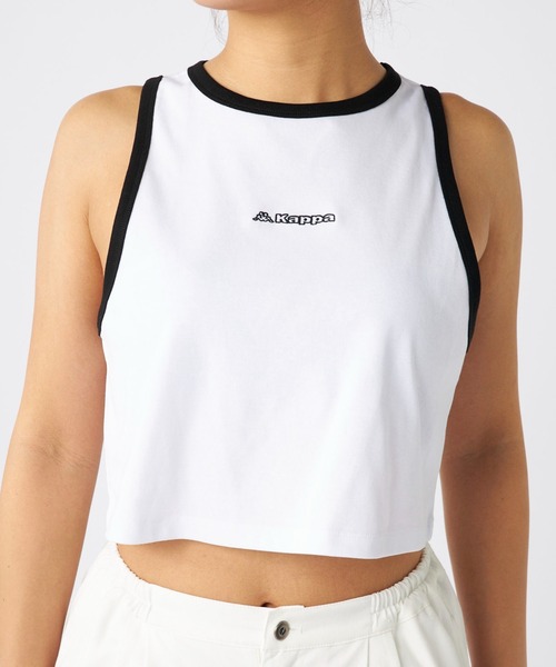 Kappa(カッパ)の「アメリカンスリーブ リブタンクトップ(タンクトップ・レディース・ホワイト/ブラック・SMALL/MEDIUM/LARGE)」の14枚目の写真