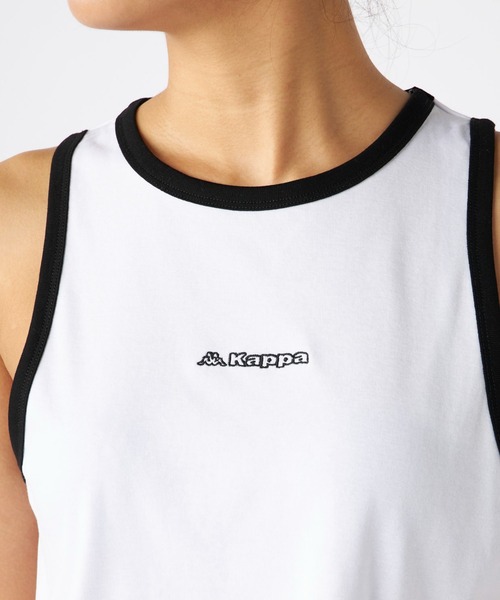 Kappa(カッパ)の「アメリカンスリーブ リブタンクトップ(タンクトップ・レディース・ホワイト/ブラック・SMALL/MEDIUM/LARGE)」の17枚目の写真