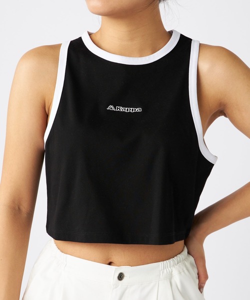 Kappa(カッパ)の「アメリカンスリーブ リブタンクトップ(タンクトップ・レディース・ホワイト/ブラック・SMALL/MEDIUM/LARGE)」の18枚目の写真