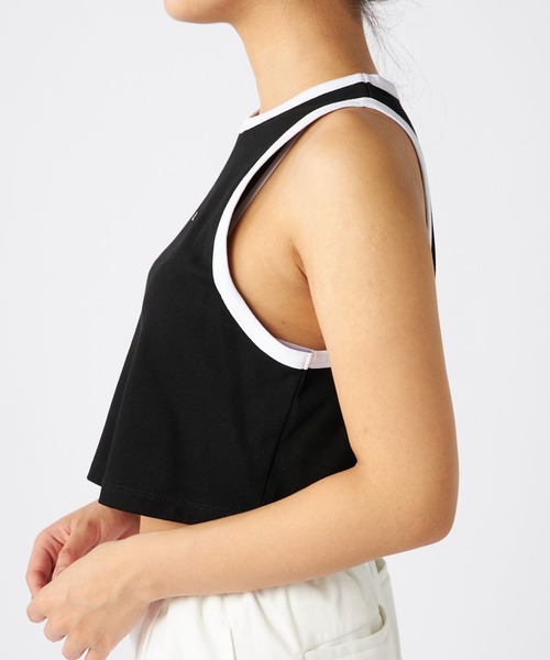 Kappa(カッパ)の「アメリカンスリーブ リブタンクトップ(タンクトップ・レディース・ホワイト/ブラック・SMALL/MEDIUM/LARGE)」の3枚目の写真