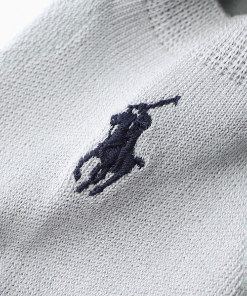 POLO RALPH LAUREN(ポロ ラルフ ローレン)の「POLO RALPH LAUREN レディース 特殊設計 ワイドヒール 足裏メッシュ スニーカーソックス 03207993(ソックス/靴下・レディース・ホワイト/ダークネイビー/ブラック/ライトグレー・22-24cm)」の5枚目の写真