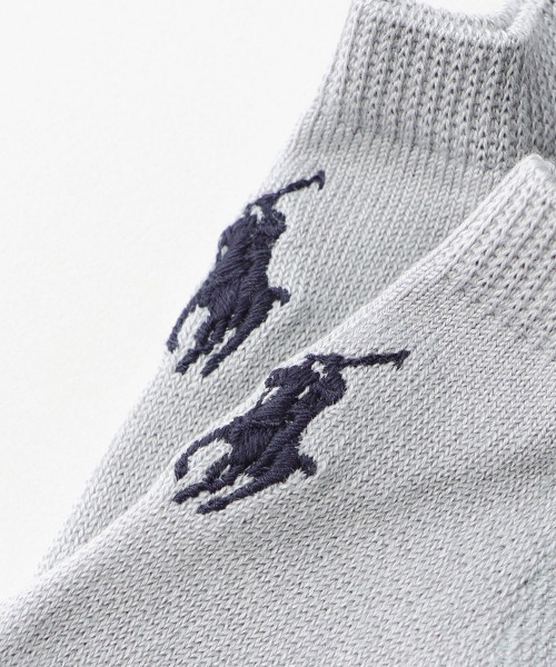 POLO RALPH LAUREN(ポロ ラルフ ローレン)の「POLO RALPH LAUREN レディース 特殊設計 ワイドヒール 足裏メッシュ スニーカーソックス 03207993(ソックス/靴下・レディース・ホワイト/ダークネイビー/ブラック/ライトグレー・22-24cm)」の6枚目の写真