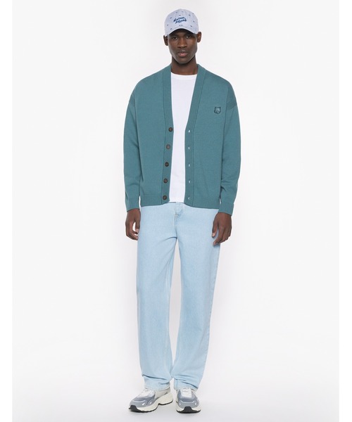 Maison Kitsune(メゾンキツネ)の「BOLD FOX HEAD PATCH COMFORT CARDIGAN(カーディガン/ボレロ・メンズ・ライトブラック/グリーン・XS/S/M/L/XL)」の13枚目の写真