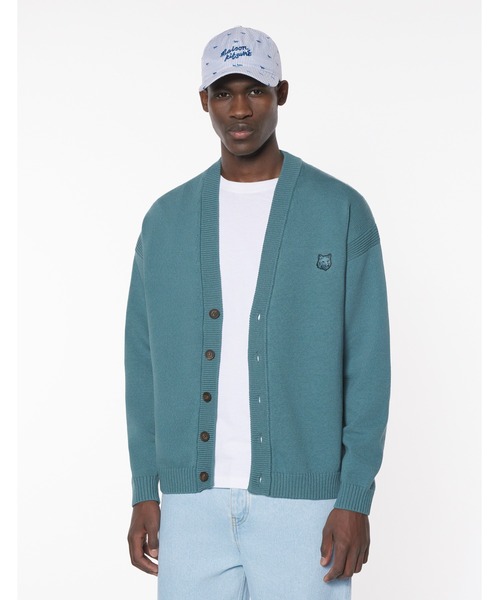Maison Kitsune(メゾンキツネ)の「BOLD FOX HEAD PATCH COMFORT CARDIGAN(カーディガン/ボレロ・メンズ・ライトブラック/グリーン・XS/S/M/L/XL)」の8枚目の写真