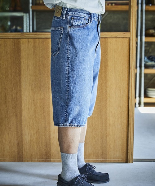 orSlow(オアスロウ)の「orSlow/オアスロウ SUPER DAD'S FIT SHORTS デニムハーフパンツ 2026年春夏(デニムパンツ・メンズ・ブラック/ブルー・4/3/2)」の16枚目の写真