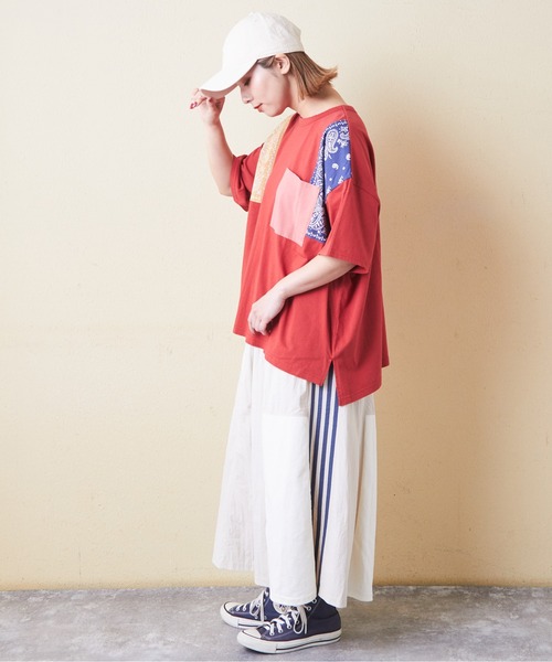 tsunagute 受けとる リメイクcotton knit cap