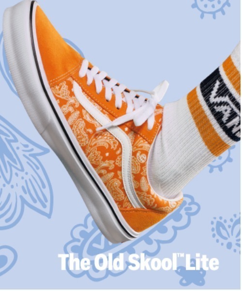 し様　③紫　オレンジ　おてて横 VANS ヴァンズ OLD SKOOL LITE オールドスクール ライト V36