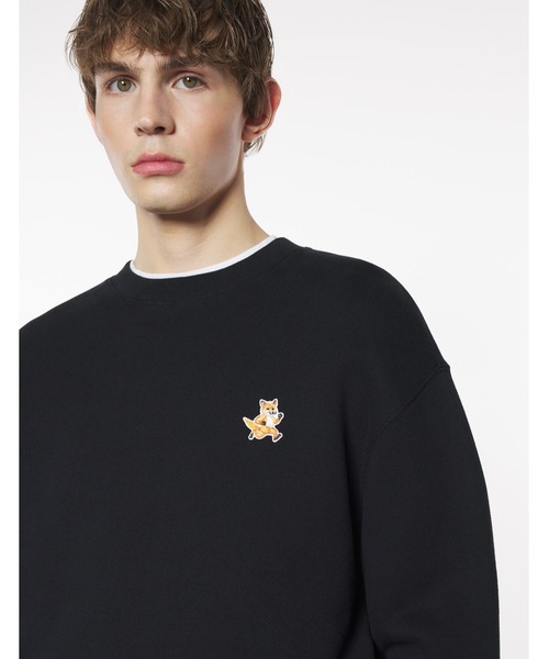 Maison Kitsune(メゾンキツネ)の「SPEEDY FOX PATCH COMFORT SWEATSHIRT(スウェット・メンズ・ネイビー/ブラック・XXL/XL/L/M/S/XS)」の7枚目の写真